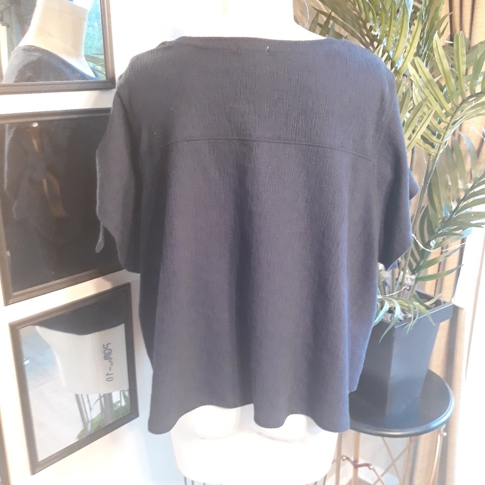 Plus Trapeze Cropped Tee - Picture 3 of 5
